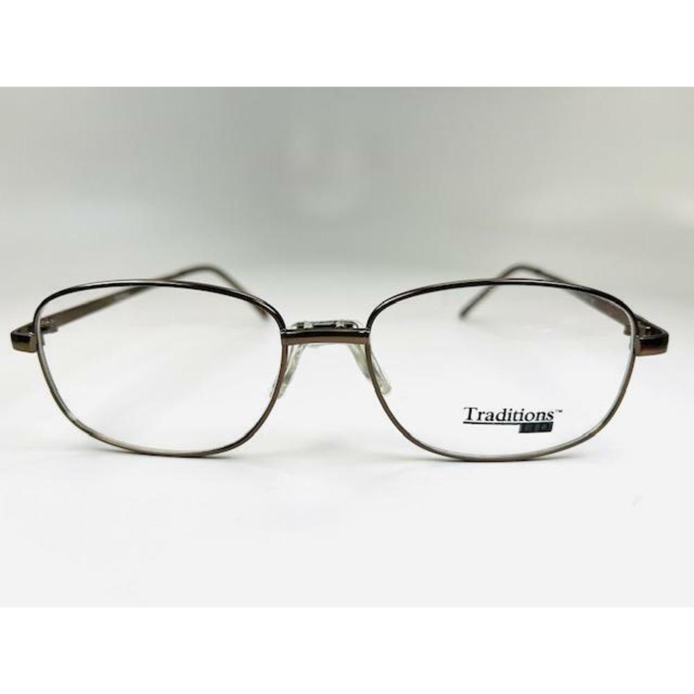 New TRADITIONS T-24 Gunmetal Eyeglasses 53/17/145